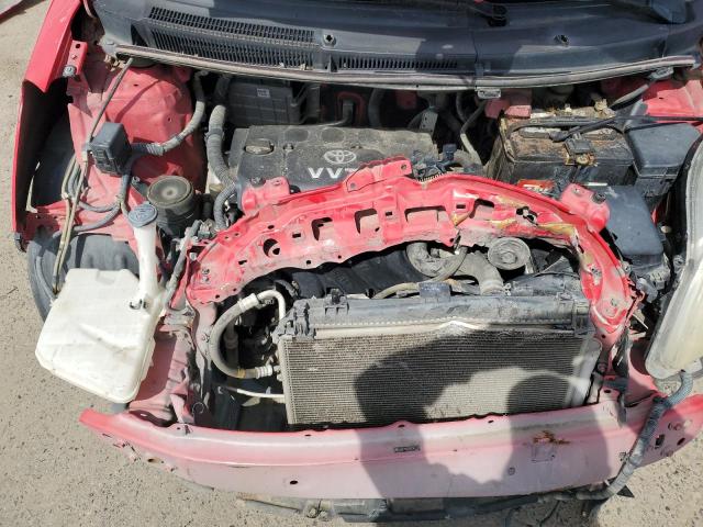 JTDKT903695261471 - 2009 TOYOTA YARIS RED photo 11