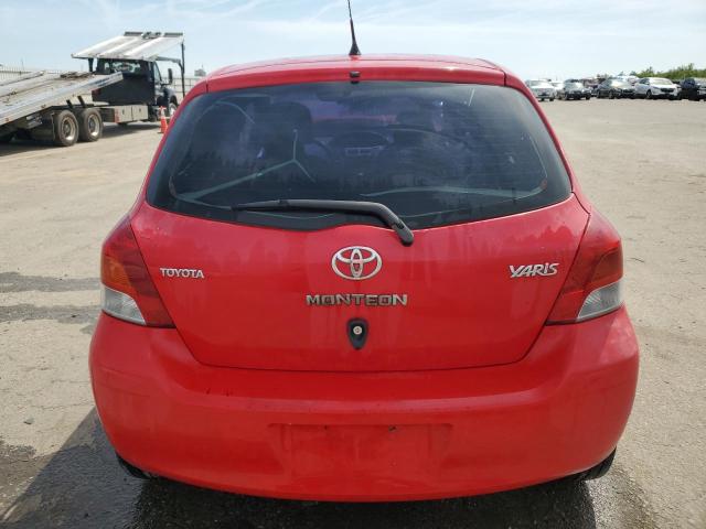 JTDKT903695261471 - 2009 TOYOTA YARIS RED photo 6