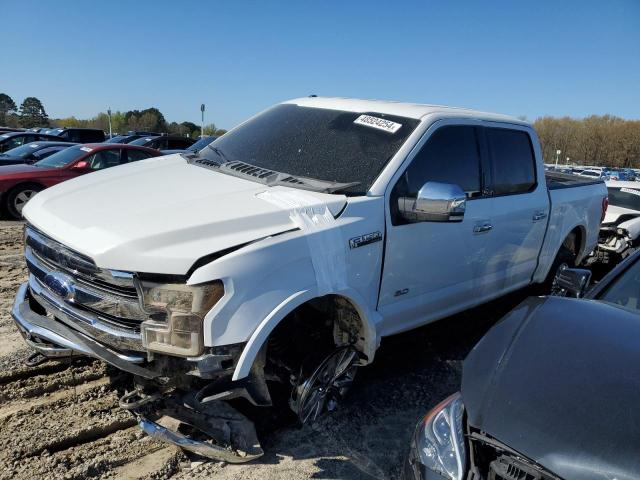 1FTEW1EF5FFB10152 - 2015 FORD F150 SUPERCREW WHITE photo 1