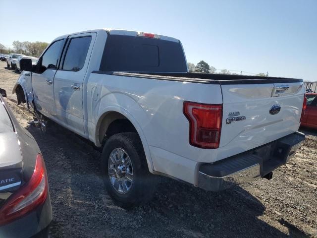 1FTEW1EF5FFB10152 - 2015 FORD F150 SUPERCREW WHITE photo 2