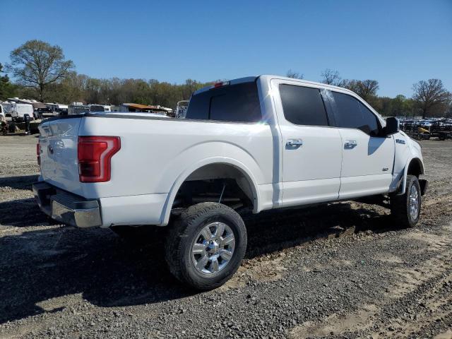 1FTEW1EF5FFB10152 - 2015 FORD F150 SUPERCREW WHITE photo 3