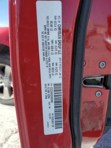 2C3CDXBG3DH623008 - 2013 DODGE CHARGER SE RED photo 13