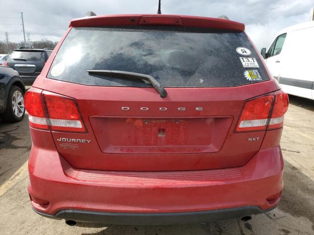 3C4PDCBG3DT631154 - 2013 DODGE JOURNEY SXT RED photo 6