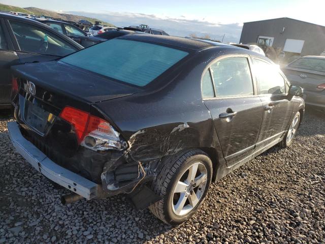 2HGFA169X8H305288 - 2008 HONDA CIVIC EXL შავი ფოტო 3