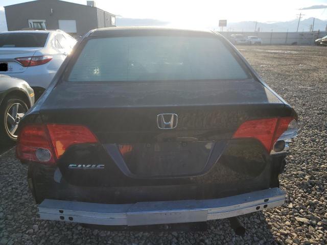 2HGFA169X8H305288 - 2008 HONDA CIVIC EXL შავი ფოტო 6