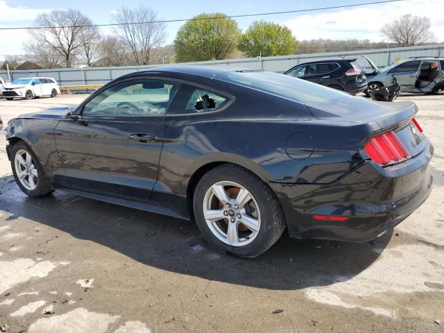 1FA6P8AM8G5301107 - 2016 FORD MUSTANG BLACK photo 2