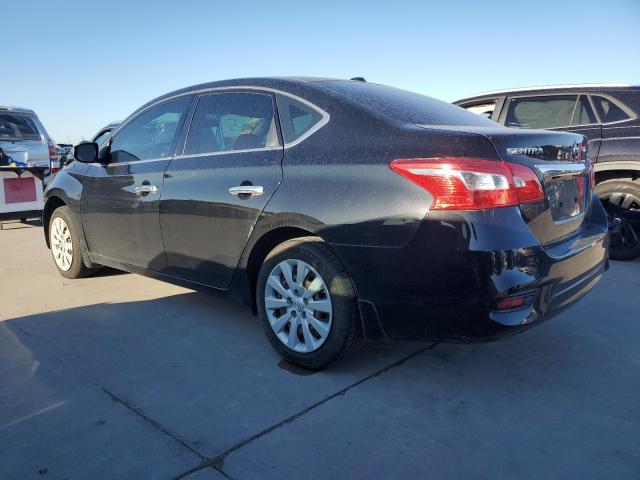 3N1AB7AP2HY355498 - 2017 NISSAN SENTRA S BLACK photo 2