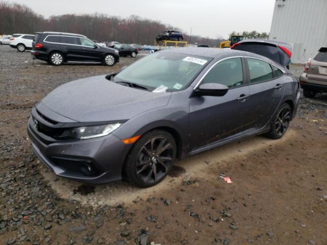 2HGFC2F89LH563267 - 2020 HONDA CIVIC SPORT GRAY photo 1