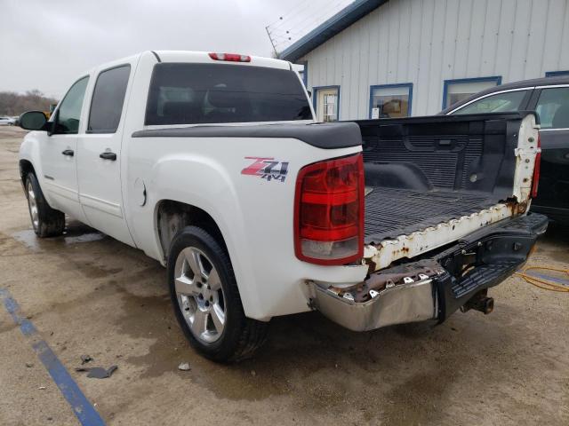 3GTP2VE37BG118943 - 2011 GMC SIERRA K1500 SLE WHITE photo 2