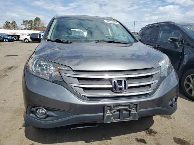 2HKRM4H78EH707460 - 2014 HONDA CR-V EXL GRAY photo 5