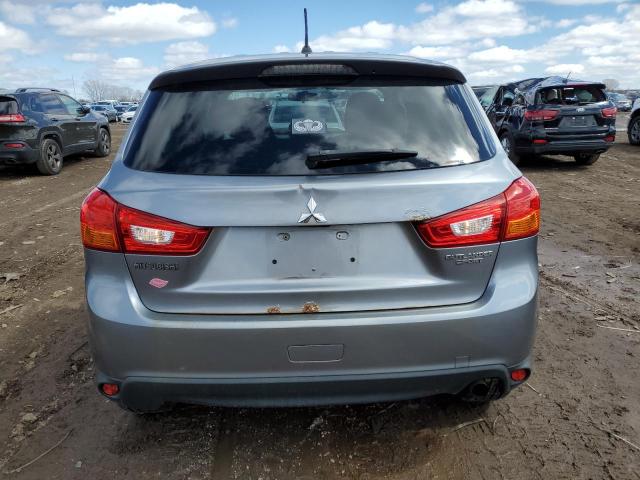 4A4AR3AU7DE001502 - 2013 MITSUBISHI OUTLANDER ES SILVER photo 6