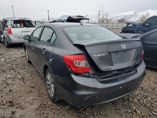 2HGFB2F82CH556616 - 2012 HONDA CIVIC EX GRAY photo 2