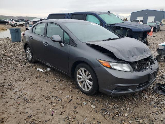 2HGFB2F82CH556616 - 2012 HONDA CIVIC EX GRAY photo 4