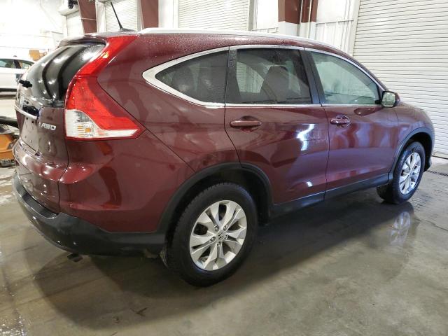 5J6RM4H78EL101856 - 2014 HONDA CR-V EXL MAROON photo 3