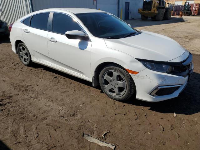 2HGFC2F55KH024102 - 2019 HONDA CIVIC LX WHITE photo 4