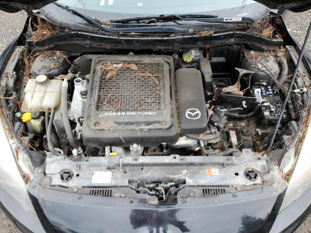 JM1BL1L40C1568185 - 2012 MAZDA SPEED 3 შავი ფოტო 11