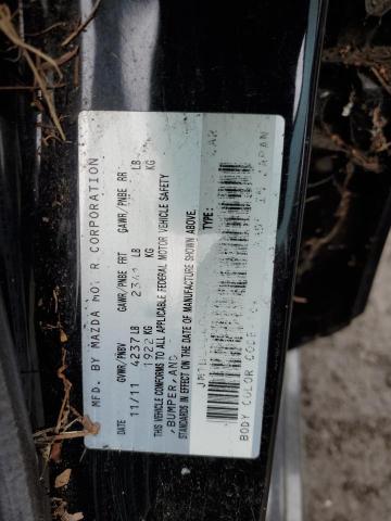 JM1BL1L40C1568185 - 2012 MAZDA SPEED 3 შავი ფოტო 13