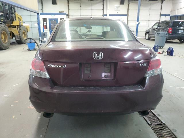 5KBCP3F82AB011335 - 2010 HONDA ACCORD EXL MAROON photo 6