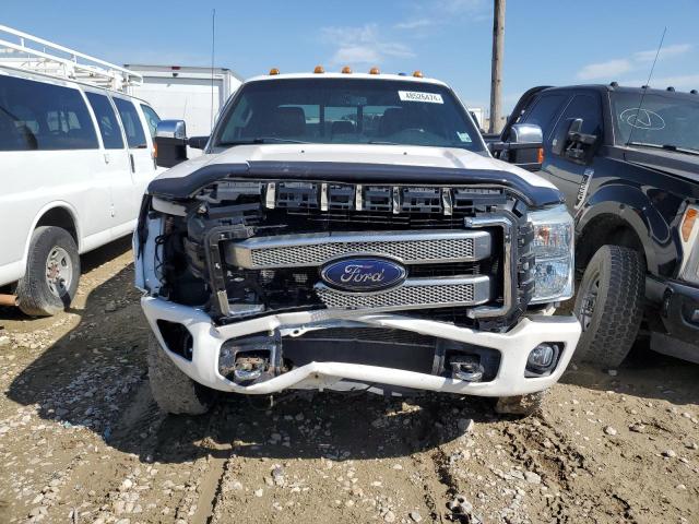 1FT8W3DT5GEA62837 - 2016 FORD F350 SUPER DUTY WHITE photo 5