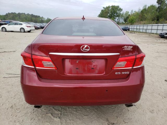 JTHBK1EG3B2421263 - 2011 LEXUS ES 350 RED photo 6