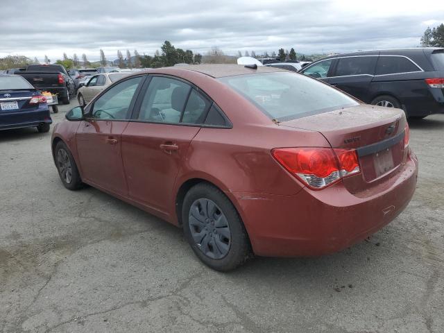 1G1PA5SG6D7214421 - 2013 CHEVROLET CRUZE LS RED photo 2