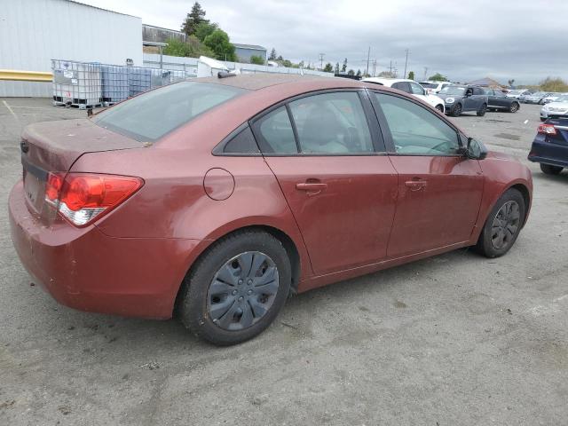 1G1PA5SG6D7214421 - 2013 CHEVROLET CRUZE LS RED photo 3