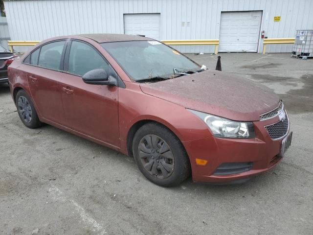 1G1PA5SG6D7214421 - 2013 CHEVROLET CRUZE LS RED photo 4