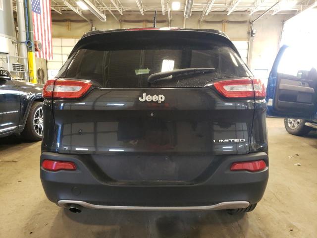 1C4PJLDB0EW226052 - 2014 JEEP CHEROKEE LIMITED BLACK photo 6