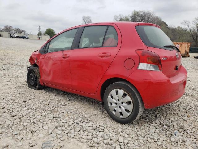 JTDKT4K37B5338418 - 2011 TOYOTA YARIS RED photo 2