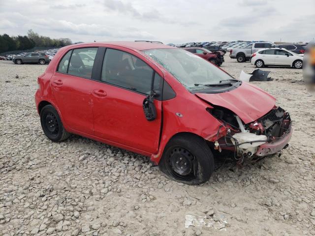 JTDKT4K37B5338418 - 2011 TOYOTA YARIS RED photo 4