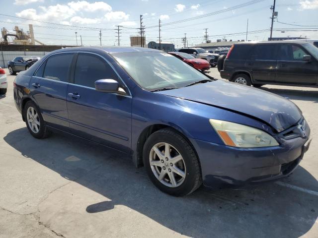 1HGCM66874A039378 - 2004 HONDA ACCORD EX BLUE photo 4