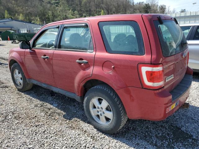 1FMCU02749KD16185 - 2009 FORD ESCAPE XLS RED photo 2