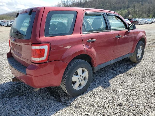 1FMCU02749KD16185 - 2009 FORD ESCAPE XLS RED photo 3