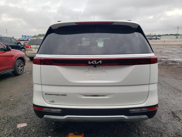 KNDNE5H34N6126286 - 2022 KIA CARNIVAL SX PRESTIGE WHITE photo 6