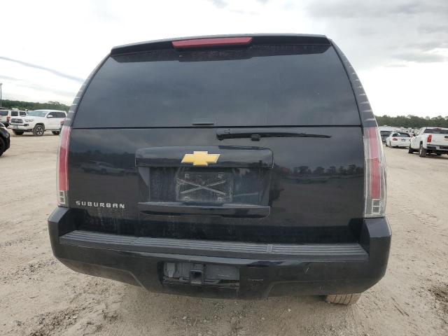 1GNSKHE76DR156463 - 2013 CHEVROLET SUBURBAN K1500 LS BLACK photo 6