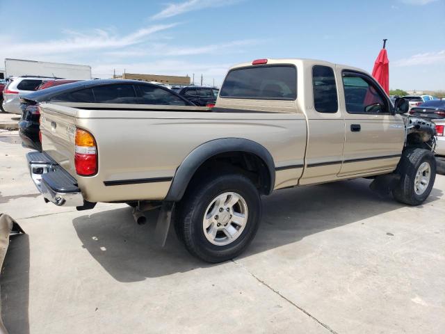 5TESN92N34Z401216 - 2004 TOYOTA TACOMA XTRACAB PRERUNNER 金色 照片 3