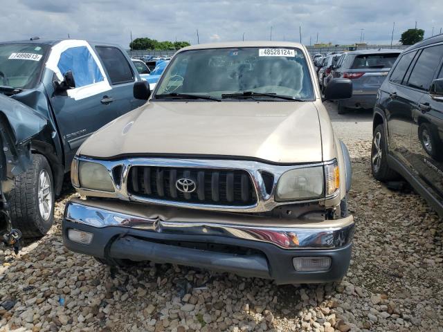 5TESN92N34Z401216 - 2004 TOYOTA TACOMA XTRACAB PRERUNNER 金色 照片 5
