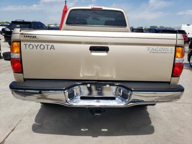5TESN92N34Z401216 - 2004 TOYOTA TACOMA XTRACAB PRERUNNER 金色 照片 6