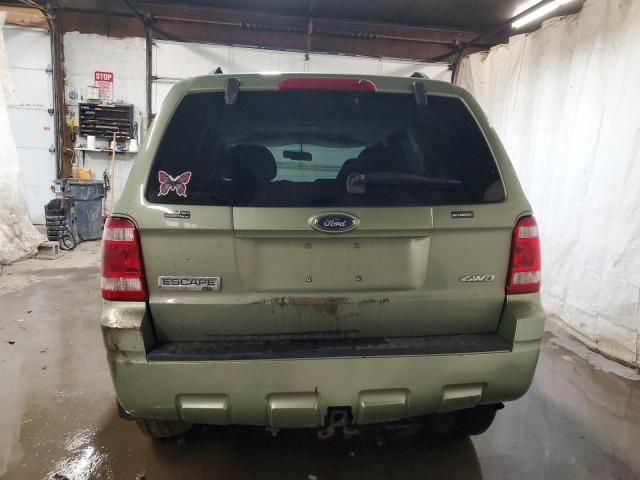 1FMCU93198KB50114 - 2008 FORD ESCAPE XLT GREEN photo 6