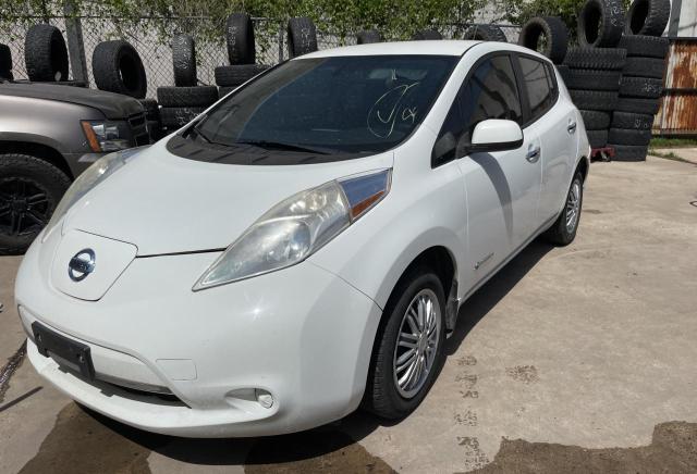 1N4AZ0CP2DC423336 - 2013 NISSAN LEAF S WHITE photo 2