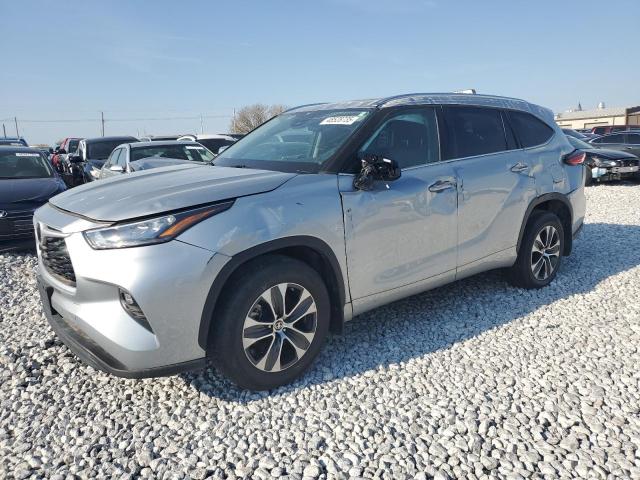 5TDGZRBH7LS517096 - 2020 TOYOTA HIGHLANDER XLE GRAY photo 1