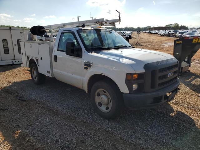 1FDWF30588EC54927 - 2008 FORD F350 SRW SUPER DUTY WHITE photo 4