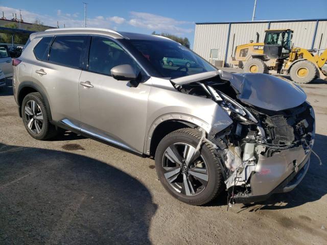 JN8AT3CA8MW018710 - 2021 NISSAN ROGUE SL SILVER photo 4