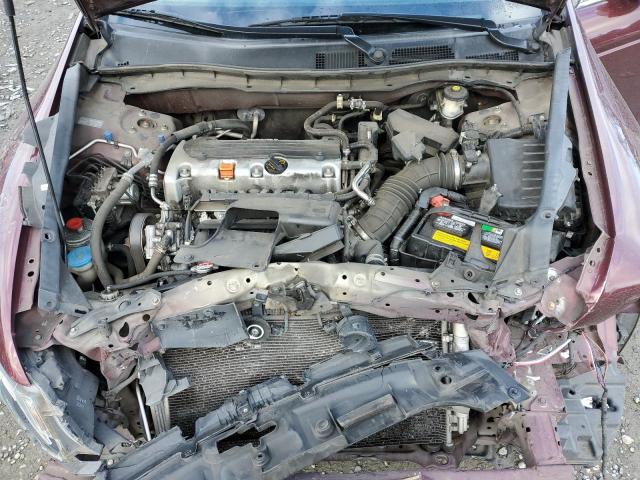 1HGCP2F33CA088693 - 2012 HONDA ACCORD LX MAROON photo 11