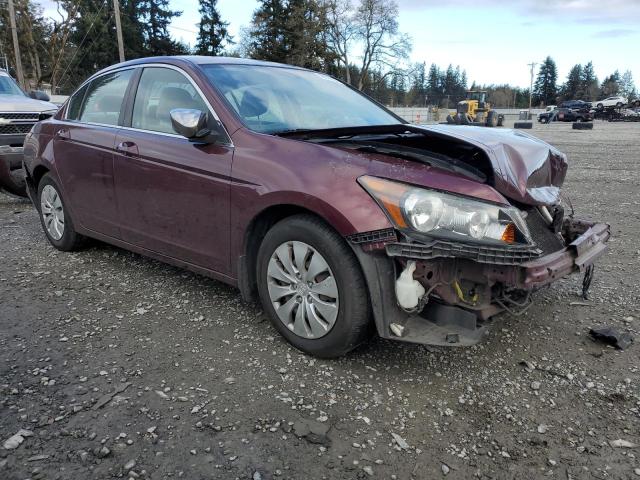 1HGCP2F33CA088693 - 2012 HONDA ACCORD LX MAROON photo 4