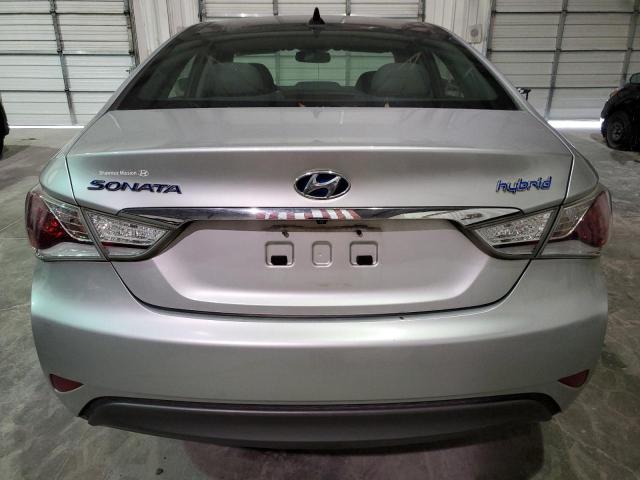 KMHEC4A42BA007904 - 2011 HYUNDAI SONATA HYBRID SILVER photo 6