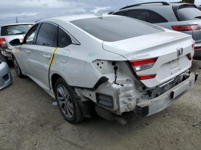 1HGCV1F14LA077586 - 2020 HONDA ACCORD LX WHITE photo 2