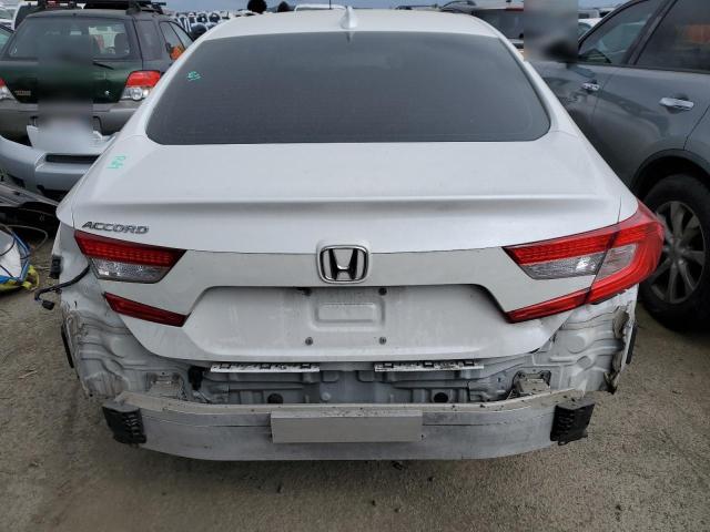 1HGCV1F14LA077586 - 2020 HONDA ACCORD LX WHITE photo 6