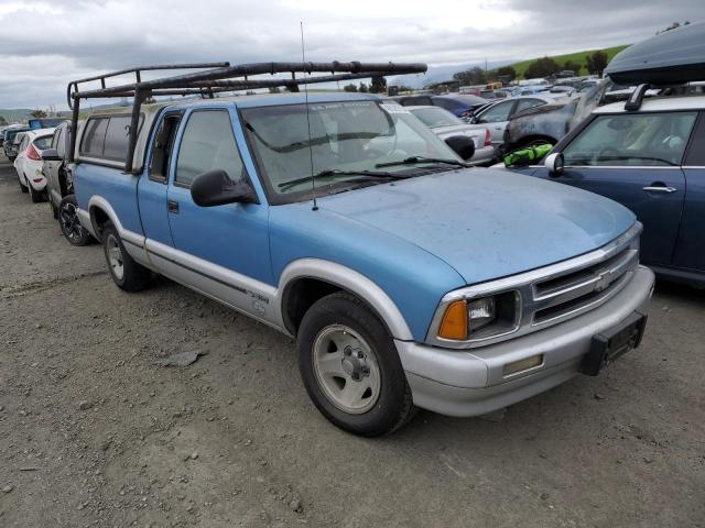 1GCCS19W2T8196159 - 1996 CHEVROLET S TRUCK S10 BLUE photo 4