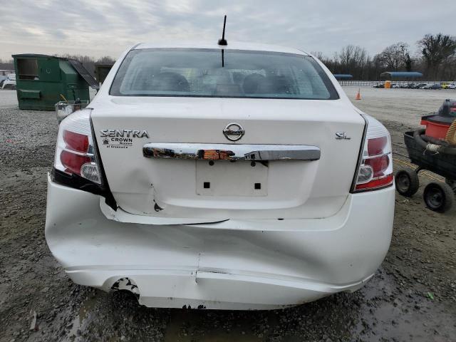 3N1AB6AP8AL668164 - 2010 NISSAN SENTRA 2.0 WHITE photo 6